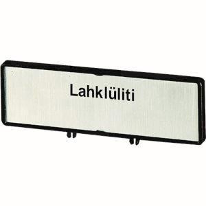 EATON ZFSNT82-P3 Träger m.Schild  186910 