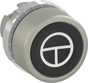 ABB Druckt.flach schwarz Sym. P9MPNNG030 