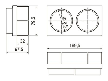 MAICO Einschub in Winkel         MF-WE75 