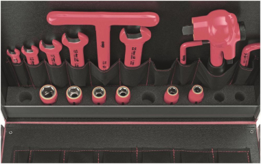 Cimco Werkzeugkoffer Signalrot    170078 