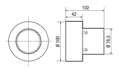 MAICO Ventiladapter MF-A75        MF-A75 