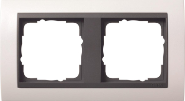 GIRA 021207 Abdeckrahmen 2fach Zwischen 