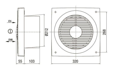 MAICO Wandeinbau-C                  EN20 
