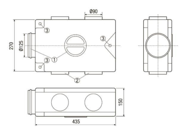 MAICO Luftverteiler               MF-V90 