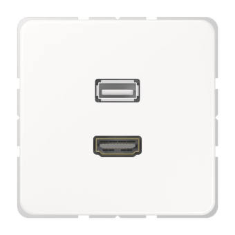 Jung Einsatz HDMI/USB         MACD1163WW 