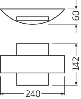 LEDV ENDURA STYLE ShieldSQ 11 W DG 