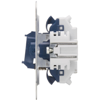 Kopp UP Serientaster Sockel aluminium 