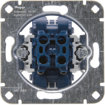 Kopp UP Serientaster Sockel aluminium 