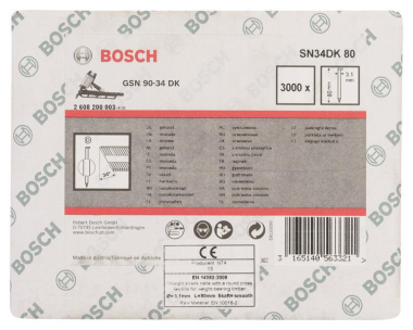 Bosch 2608200003 D-Kopf  D-KOPF NAGEL 34 