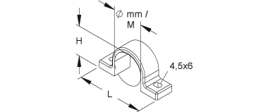 Kleinhuis Befestigungsschelle     795/22 