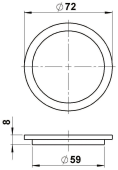 ALBE Einscheibensicherheitsglas 90220339 
