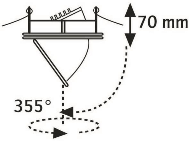 Rutec Druckguss Einbaustrahler    R55508 