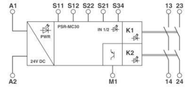 Phoenix 2700499 PSR-MC30-2NO-1DO-24DC-SP 