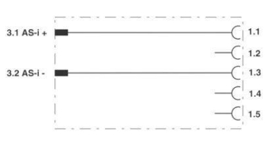 Phoenix 1405619      SAC-ASI-J-Y-N-M12FS 