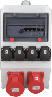 RED Steckdosen-     CEE BOX 3320-50-0001 