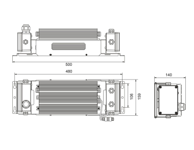 Opple LED FloodOly-P Driver 709098001400 