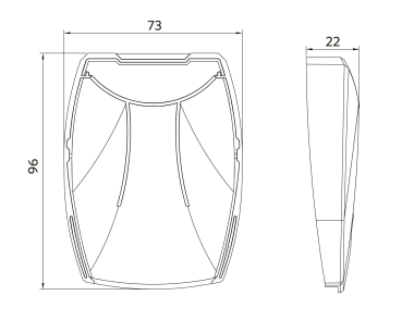Opple LED Trunking End Cap  534000000700 