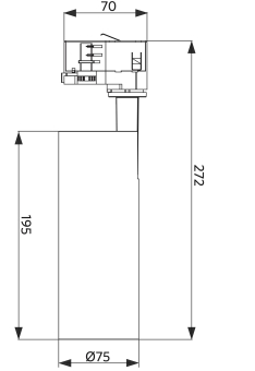 OPPLE LED 3PH-Strahler      541001186800 