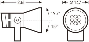 TRILUX Faciella 15 RM1L/900-red  6495340 