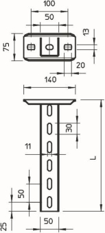 OBO US 5 K 120 FT Hängestiel 