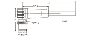WAGO 756-1202/060-100 ETHERNET-Leitung, 