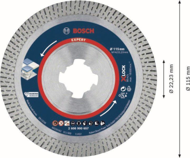 Bosch EXPERT X-LOCK Hard      2608900657 