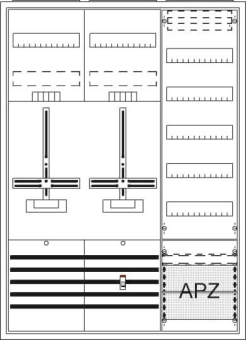 Striebel Komplettschrank AP       DA37BG 