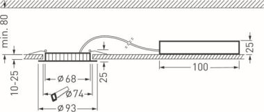 TRIL Slim-Downlight Aviella C01  6864640 