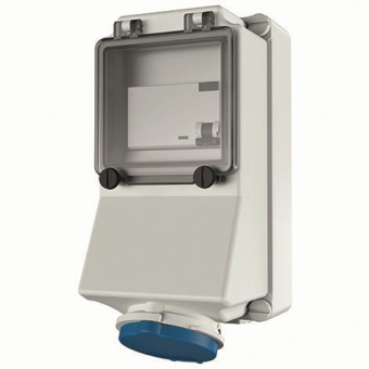 Mennekes 16A3P 6H230V Wanddose IP44 7125 
