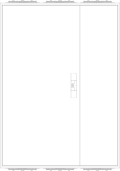 f-tronic Leergehäuse H1100xB800mm  ZA113 