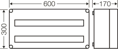 HENS Mi-Automatengehäuse 56TE     MI1455 