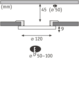 Paulmann EBPanel Veluna VariFit    79939 