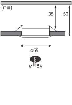 Paulmann EBL Nova mini Coin rund   93084 