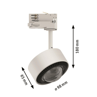 Paulmann ProRail3 Spot Aldan 1x9W  91392 
