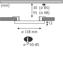 Paulmann EBPanel Areo VariFit      79962 