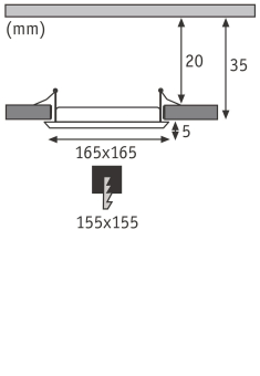 PAULM Quality EBL Set Panel eckig  92080 