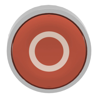 GS Drucktaster rund D rot mit   ZB4BA432 