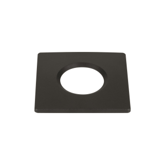 SLV Abdeckring Schwarz eckig     1008096 