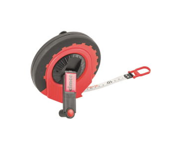 Cimco Bandmaß 30m schwarz/rot     210130 