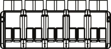 Hensel Klemmen 1,5-6qmm 5polig  DK KL 04 