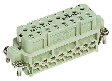 HART Buchseneinsatz 16polig  09200162812 