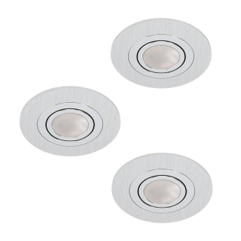EGLO SET 3xEinbauspot D:100 ALU-   98639 