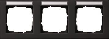 GIRA 109309 Abdeckrahmen 3fach waager. 