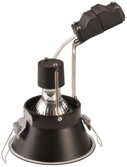 SLV IP HORN 1xGU10 mattschwarz    113160 