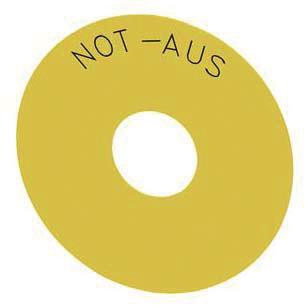 Siemens 3SU19000BC310AS0 Unterlegschild 