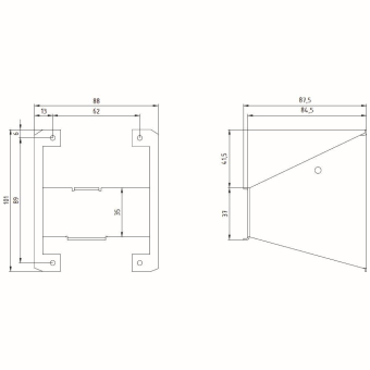 Siemens 3RV19234G Halter 