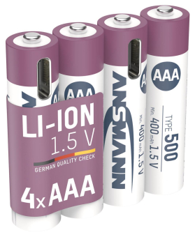 Ansmann   Li-Ion Akkus Micro AAA Typ 500 