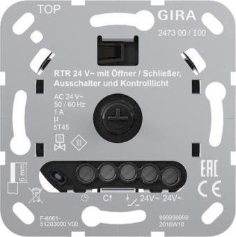 GIRA 247300 Raumtemperaturregler 24V 