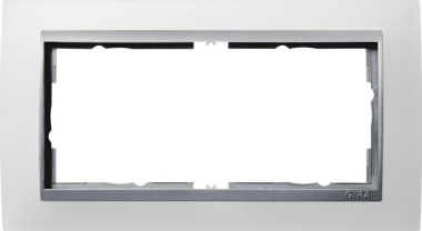 GIRA 100250 Abdeckrahmen 2f o.Mittelsteg 