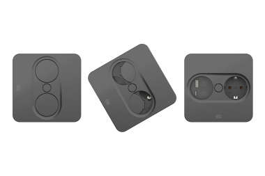 Bachmann TWIST 2 1xCEE7/3 1xUSB  946.105 